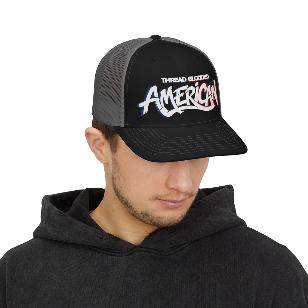 Thread Blooded American Trucker Cap